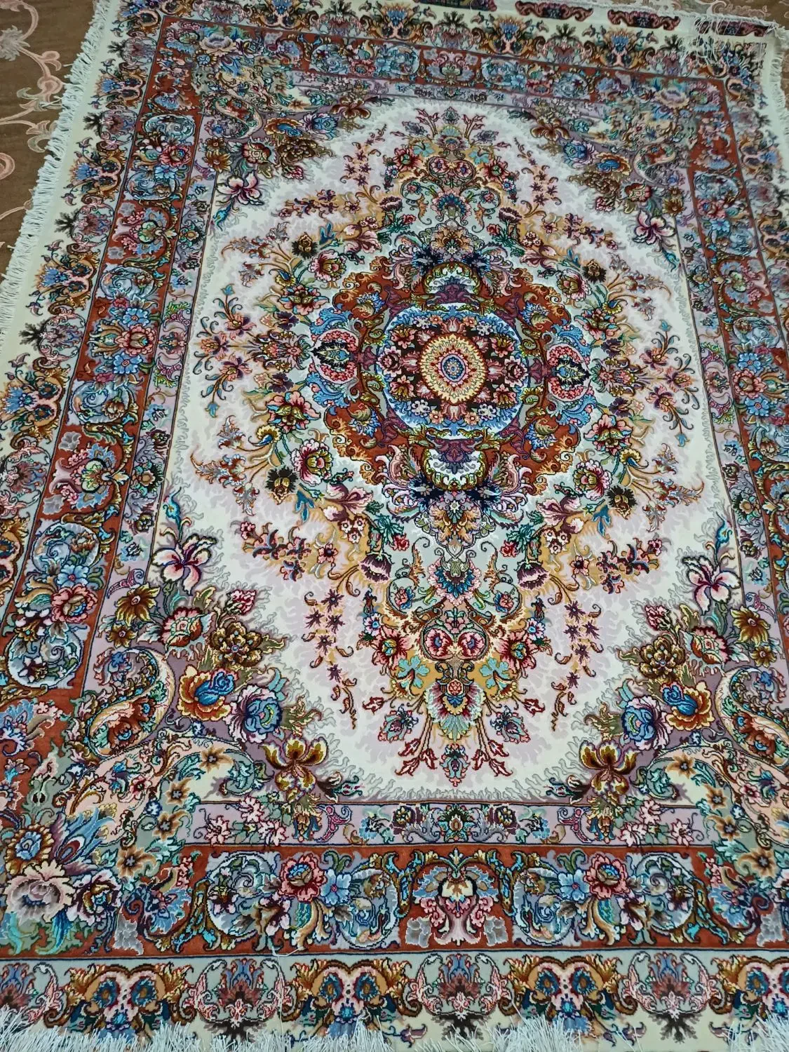 قالیچه خطیبی رج 50|فرش|تبریز, |دیوار