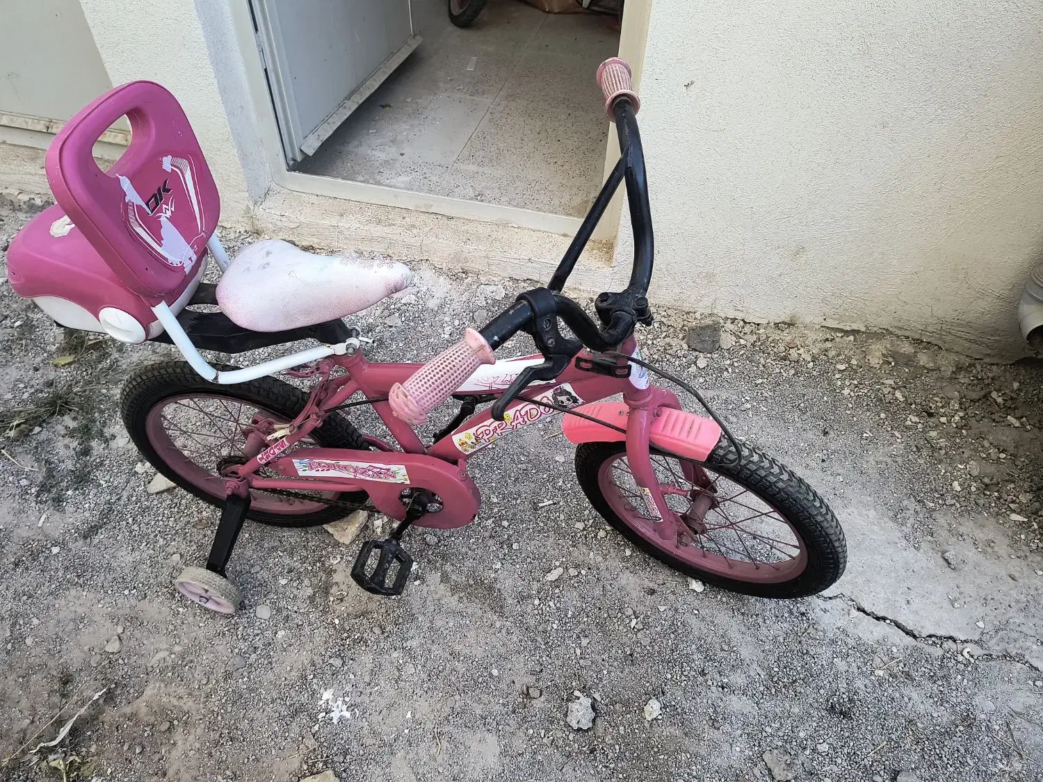 دوچرخه دخترانه سایز ۱۶ در حد نو|دوچرخه، اسکیت، اسکوتر|قزوین, |دیوار