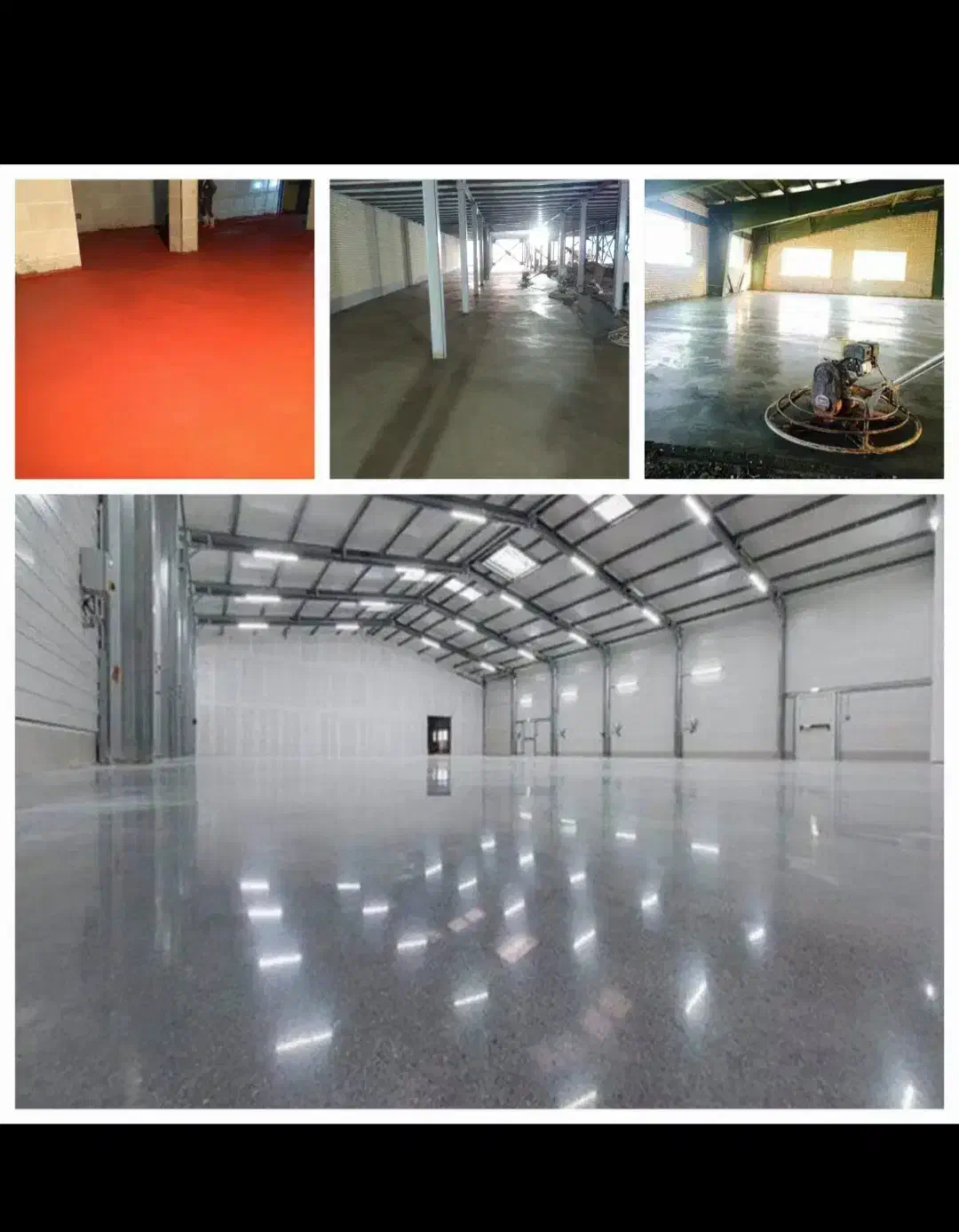 کفسازی بتن با ماله برقی ( ماله پروانه ) کفسازی|خدمات پیشه و مهارت|اصفهان, جاوان|دیوار