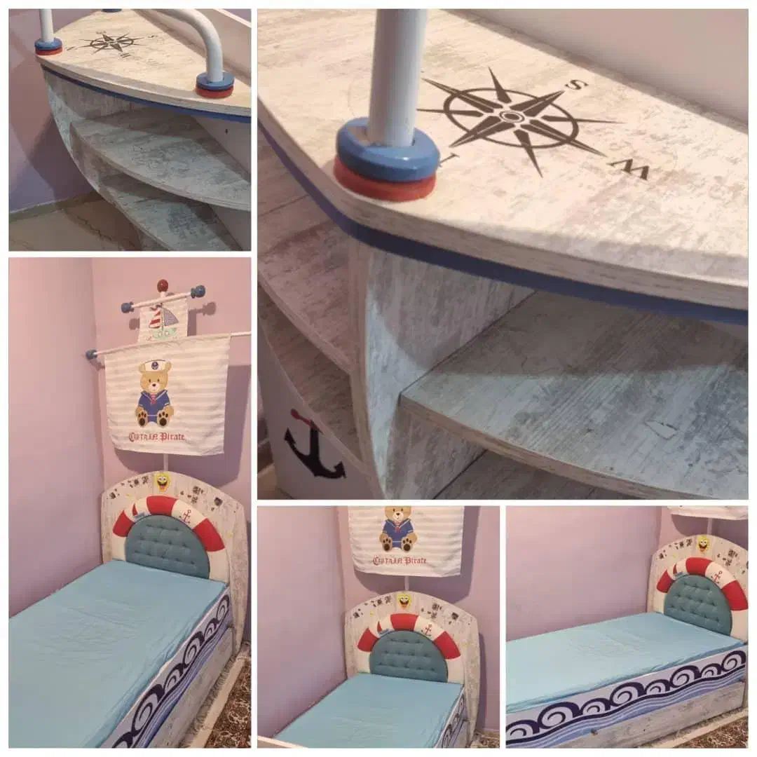 تخت کودک|تخت و سرویس خواب|جم, |دیوار