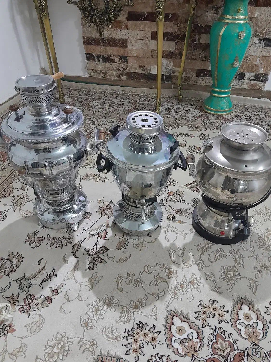 ۲عدد سماور نفتی وچرخ گوشت|سماور، چای‌ساز، قهوه‌ساز|نسیم‌شهر, |دیوار