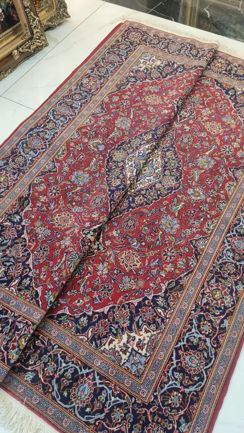 جفت قالیچه. ۳متری. کاشان. لاکی کرک|فرش|تهران, پونک|دیوار