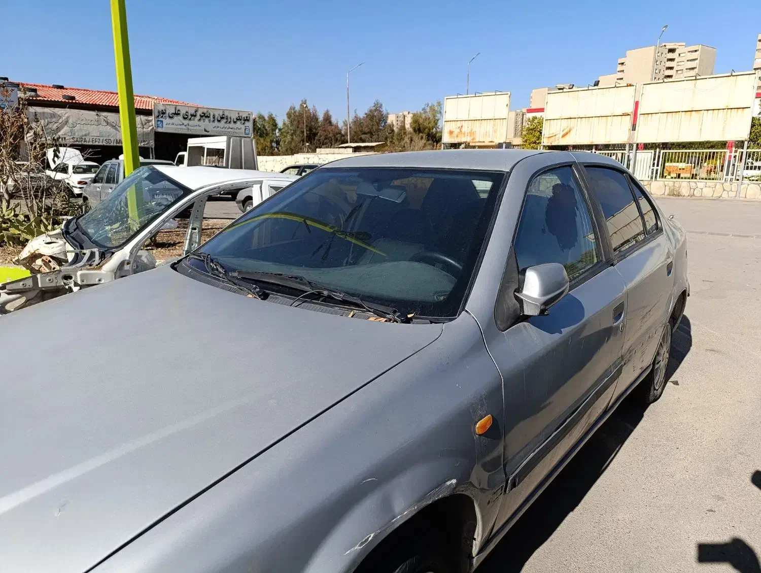 سمند xu7نقره ای|خودرو سواری و وانت|شیراز, منطقه هوایی شهید دوران|دیوار