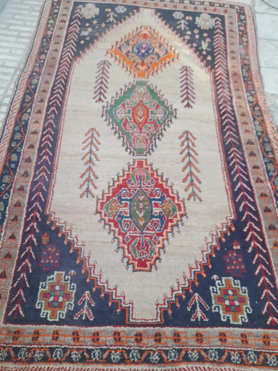 قالی دستباف ترکی|فرش|شیراز, احمدآباد|دیوار