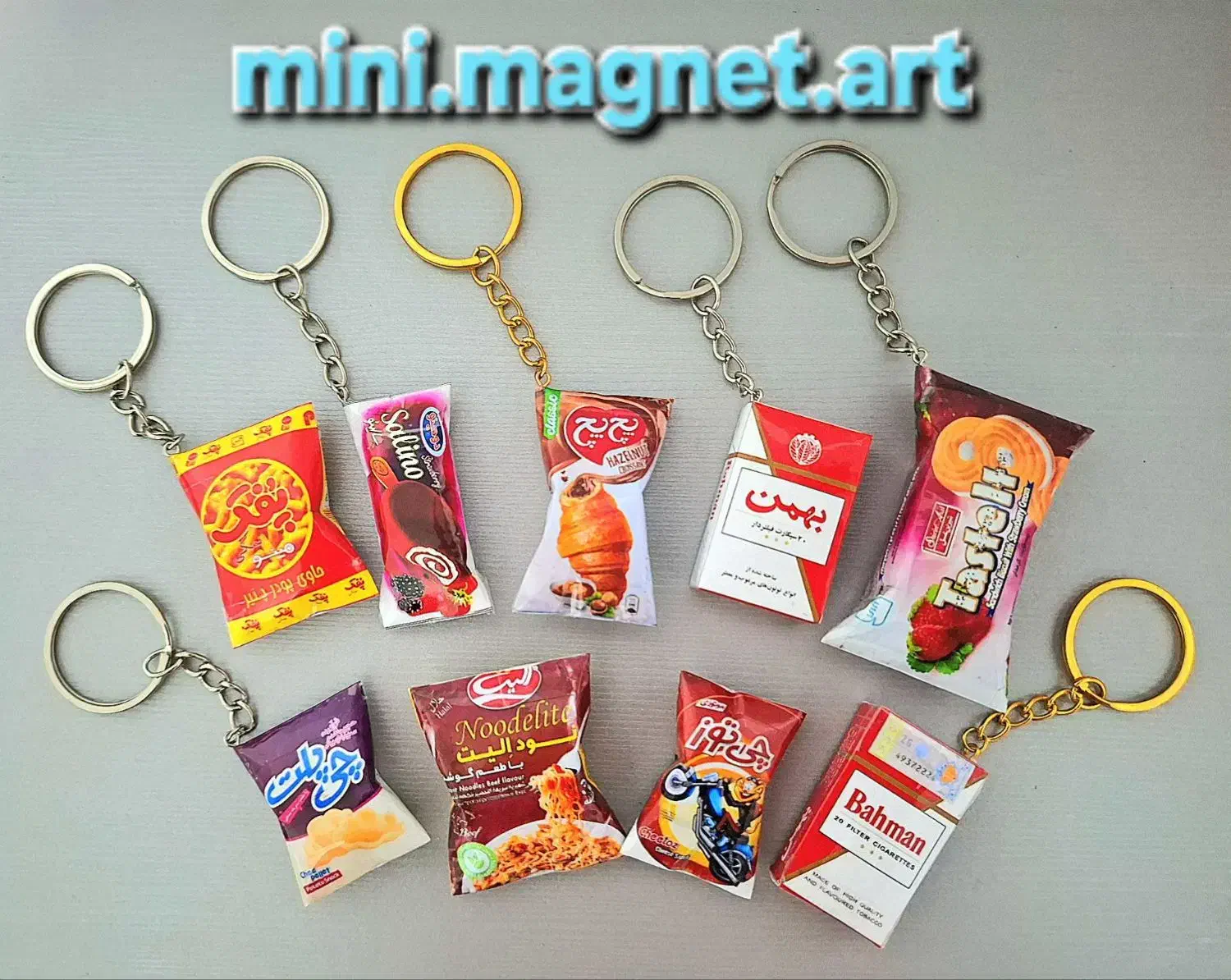 پک مینیاتوری کرومی/مگنت و جاکلیدی مینیاتوری|اسباببازی|تهران, شهرک زینبیه|دیوار