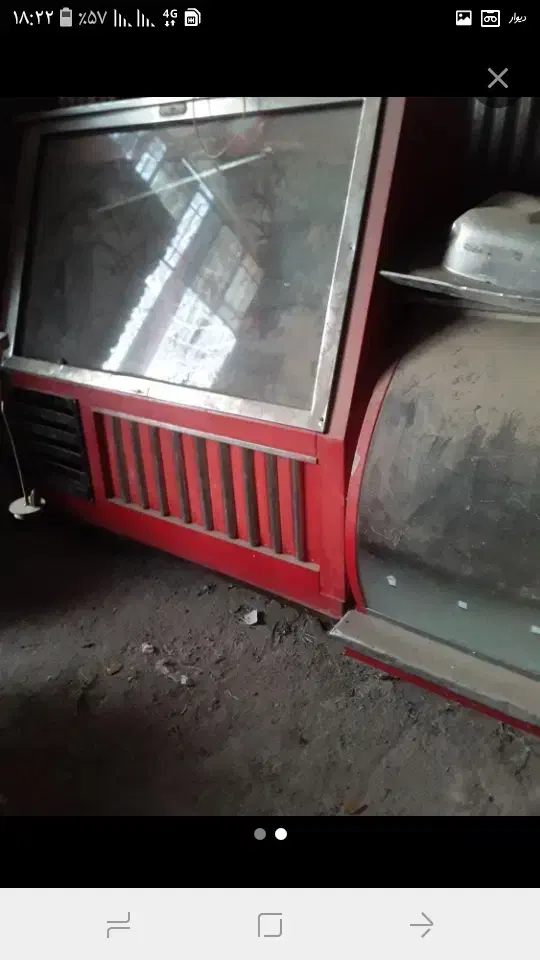 یخچال مغازه درحد نو همراه پاچال|یخچال و فریزر|تربت جام, شیخ احمد جامی|دیوار