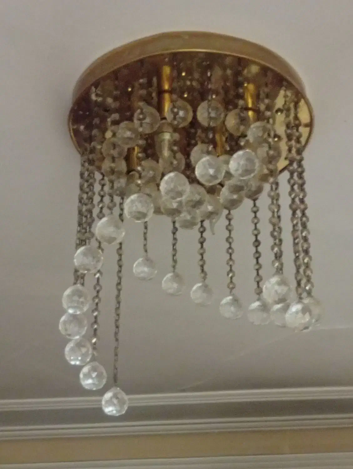 لوستر کریستالی|لوستر و چراغ آویز|مشهد, صیاد شیرازی|دیوار