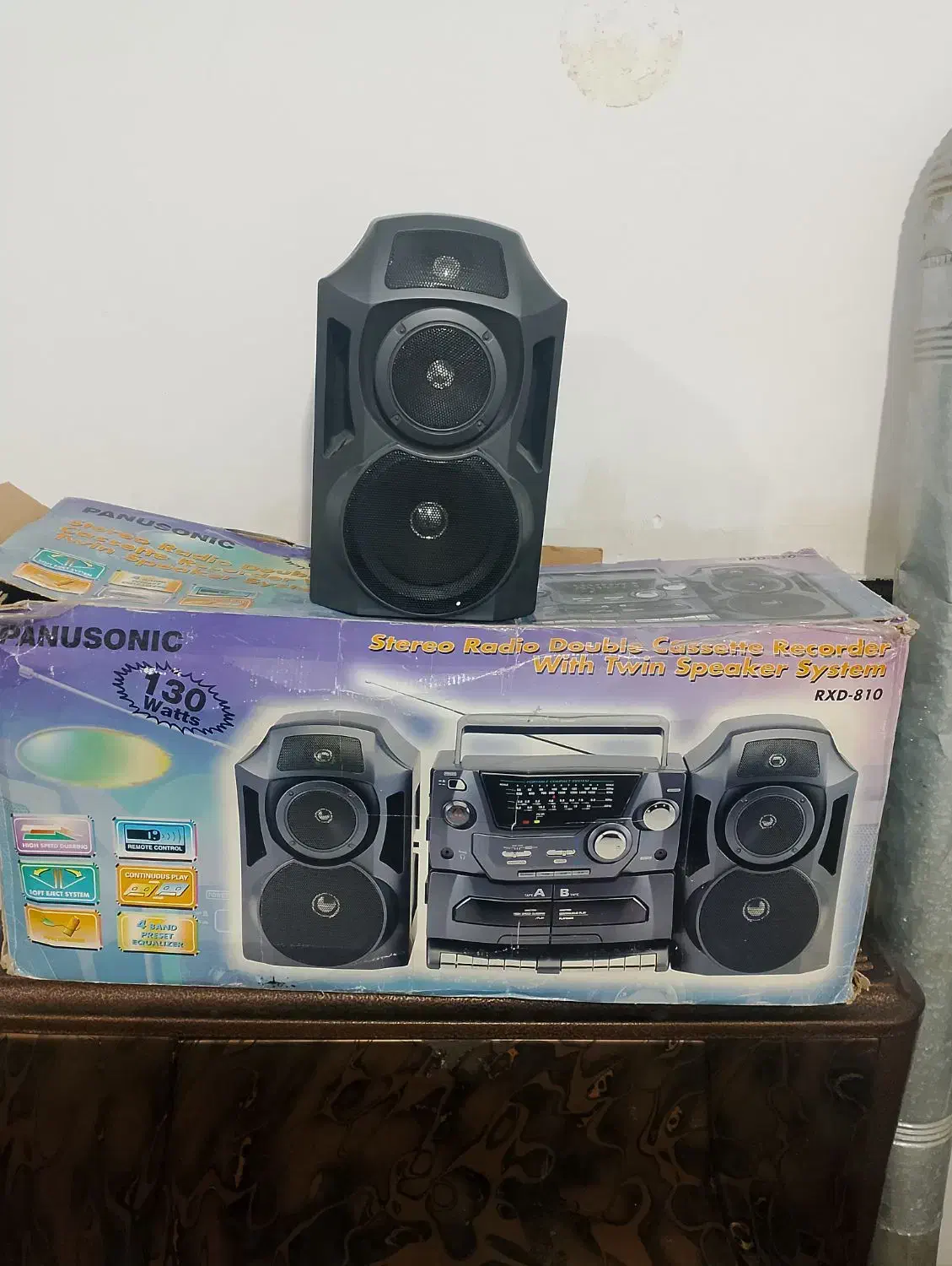 سیستم خانگی ضبط پاناسونیک با جفت باند|سیستم صوتی خانگی|پاکدشت, خاتون آباد|دیوار