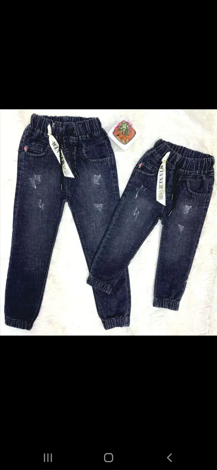 شلوار جین پارچه پر بچگانه سایز ۵۰ تا ۱۰۵ رباط کریم|کفش و لباس بچه|رباط‌کریم, رباط‌کریم|دیوار