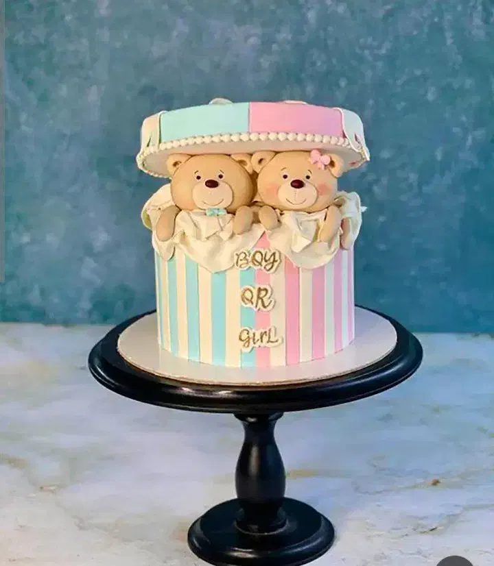 ماکت کیک تعیین جنسیت|مجسمه، تندیس، ماکت|مشهد, فلسطین|دیوار