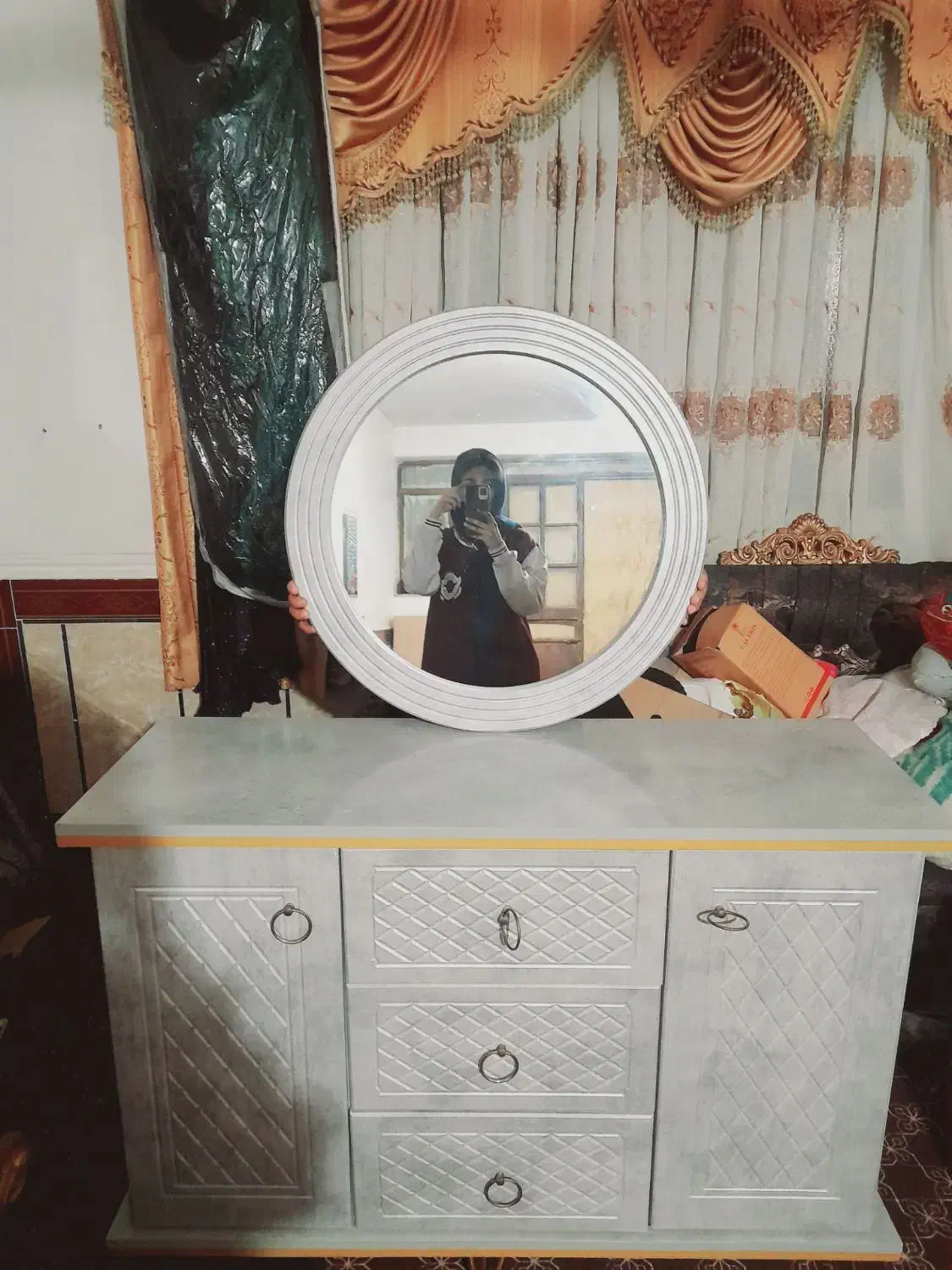 آینه کنسول ومیز تلویزیون نو|بوفه، ویترین، کنسول|خان ببین, |دیوار