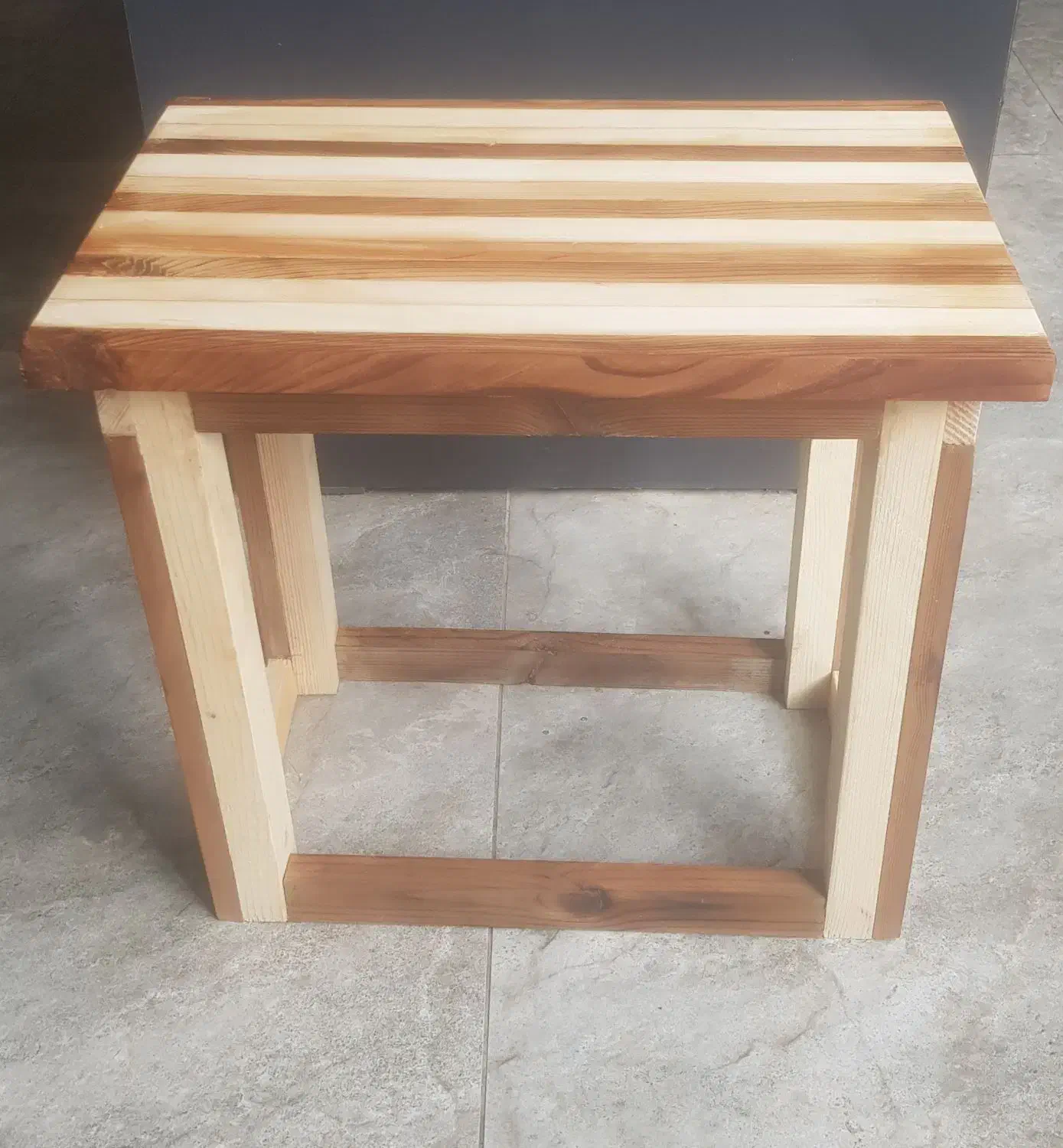 چارپایه چوبی ، میز چوبی کوچک|مبلمان خانگی و میز عسلی|طرقبه, |دیوار