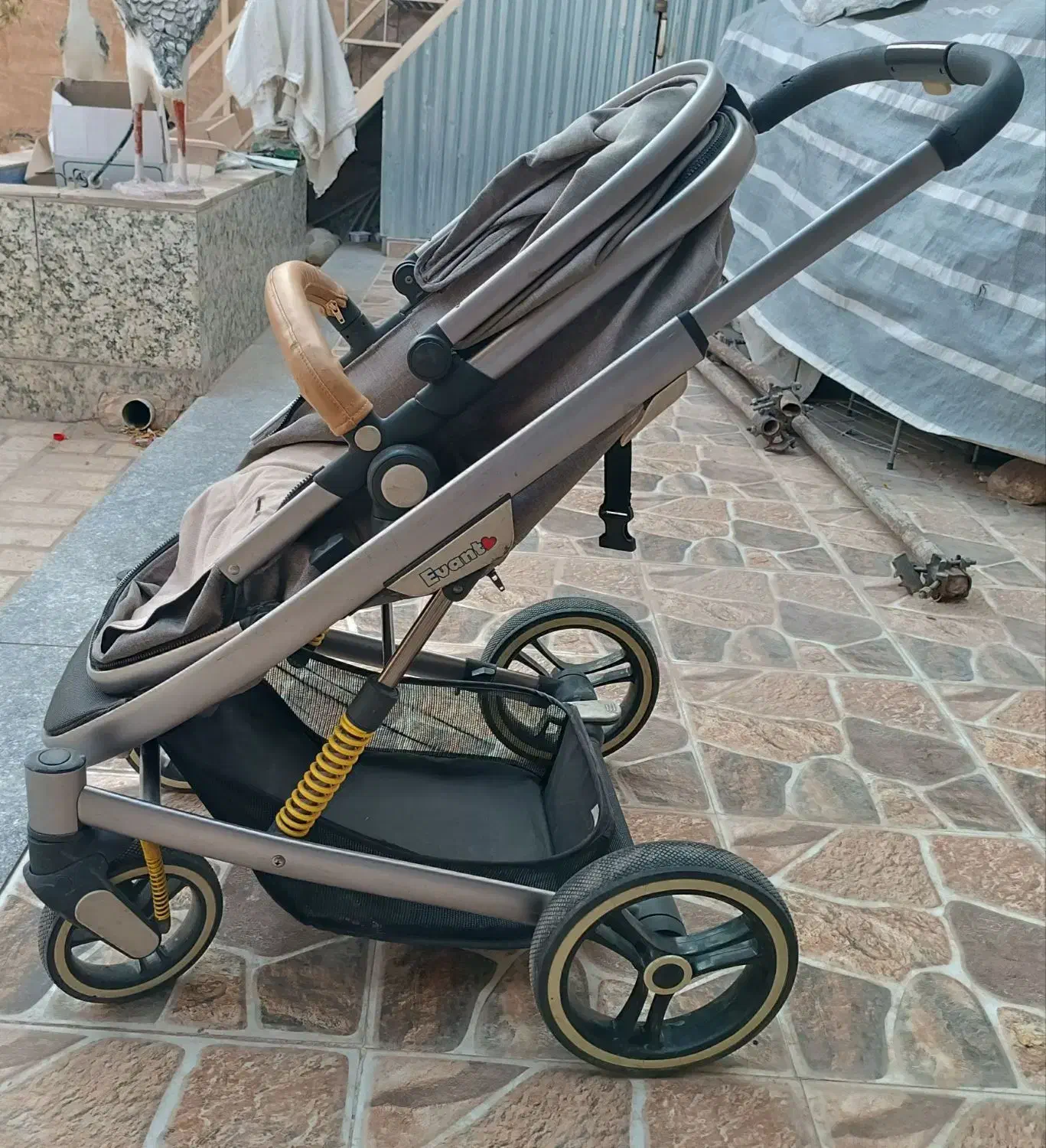 کالسکه درجه یک برند (فرست رایدرز) معاوضه یا فروش|کالسکه و لوازم جانبی|کرمان, |دیوار