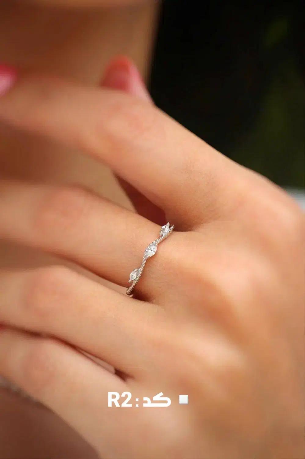 انگشتر نقره مینیمال ۳ نگینی|جواهرات|لاهیجان, انقلاب|دیوار