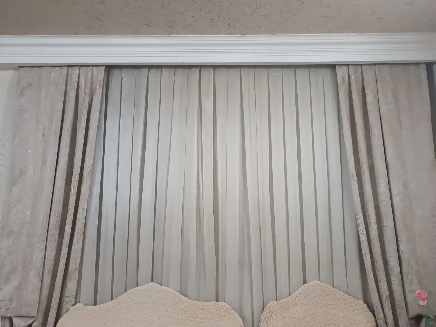 پرده حریر|پرده، رانر، رومیزی|مشهد, مقدم|دیوار