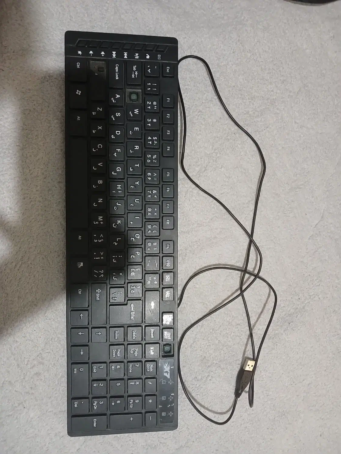 کیبورد کامپیوتر فراسو سالم و روان|قطعات و لوازم جانبی رایانه|تهران, گلستان (شهرک راه آهن)|دیوار