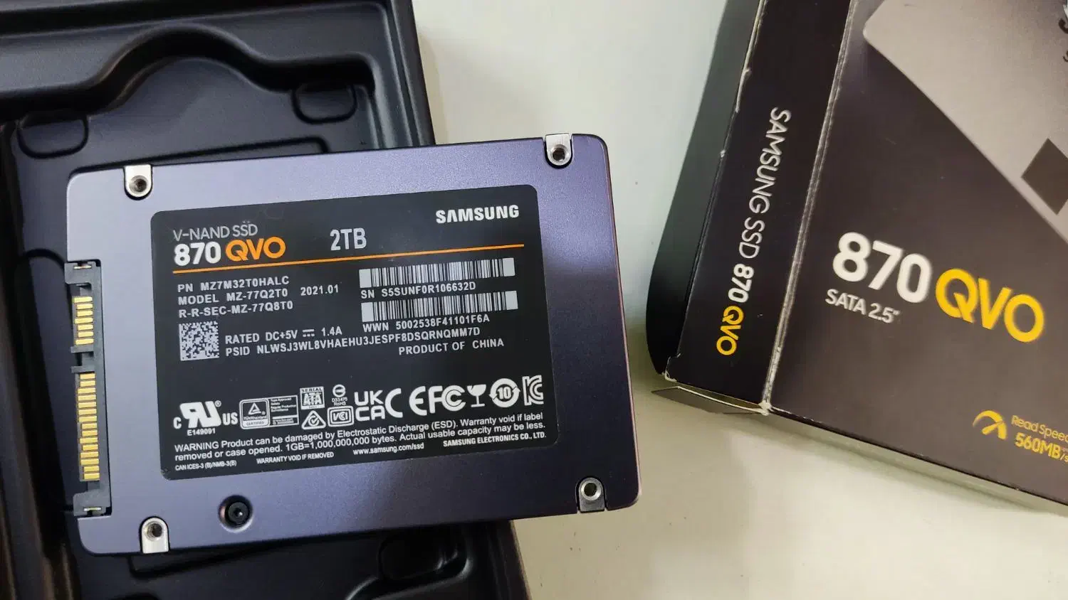 هارد ssd samsung 2t|قطعات و لوازم جانبی رایانه|اصفهان, ملک|دیوار
