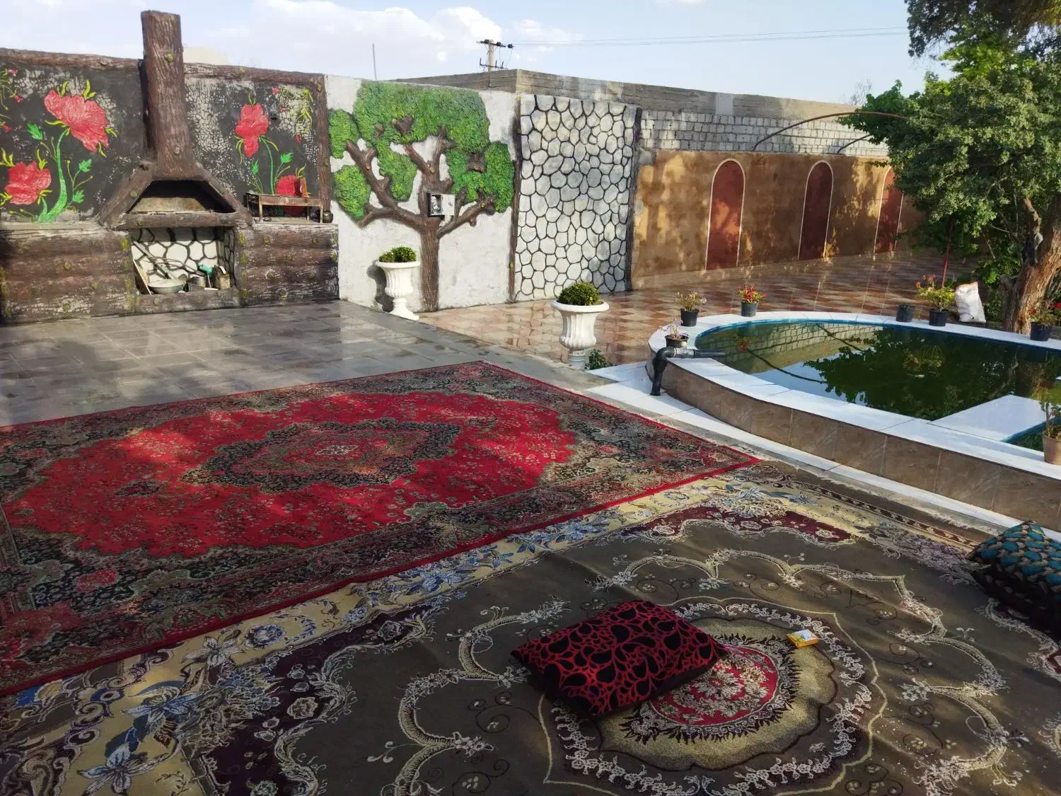 باغ ویلا اجاره ای حدوداً تا۳۰۰نفر|خدمات پذیرایی، مراسم|نجفآباد, قلعه سفید|دیوار