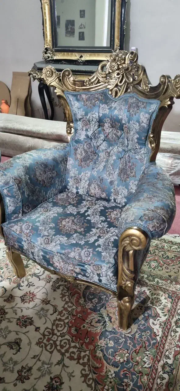 مبل استیل سلطنتی به شرط|مبلمان خانگی و میز عسلی|تهران, گلستان (شهرک راه آهن)|دیوار