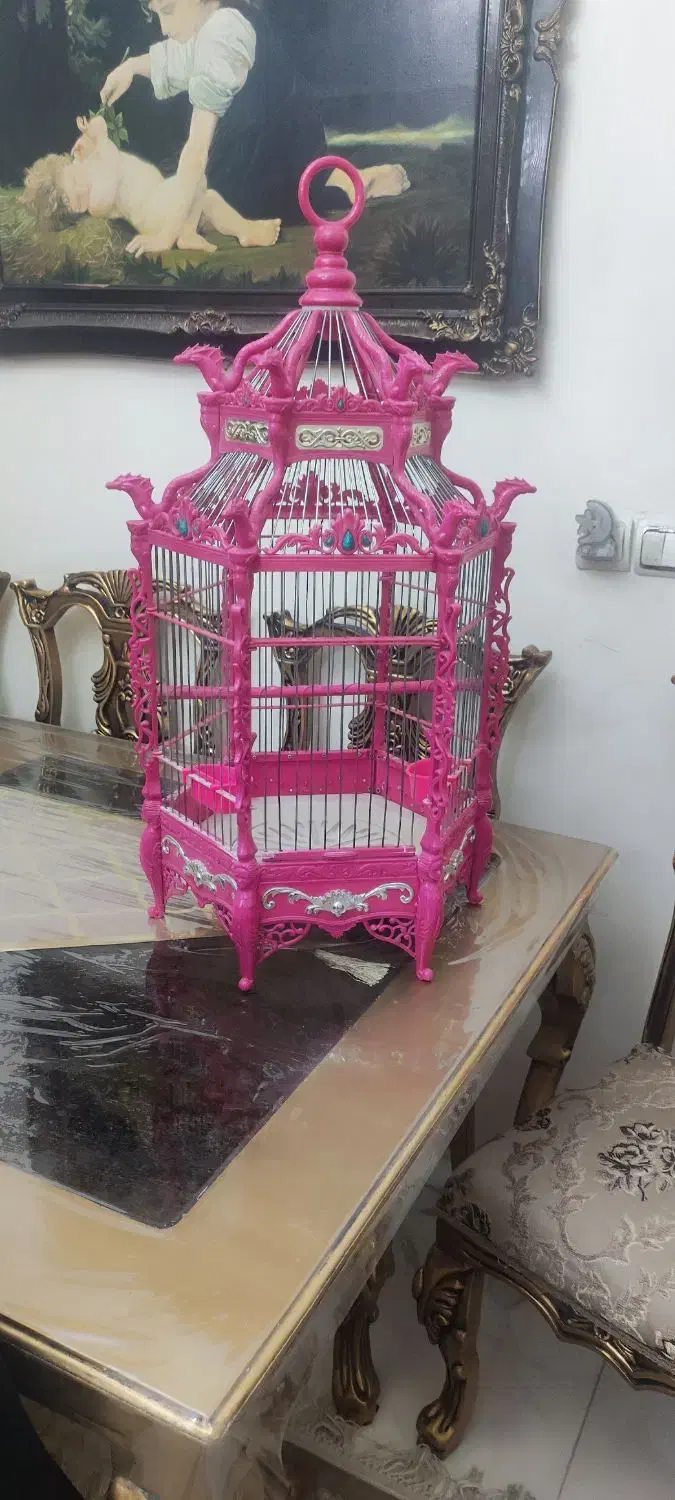 قفس سلطنتی پرنده با جا آبی و غذایی|لوازم جانبی حیوانات|اسلام‌شهر, شهرک قائمیه|دیوار