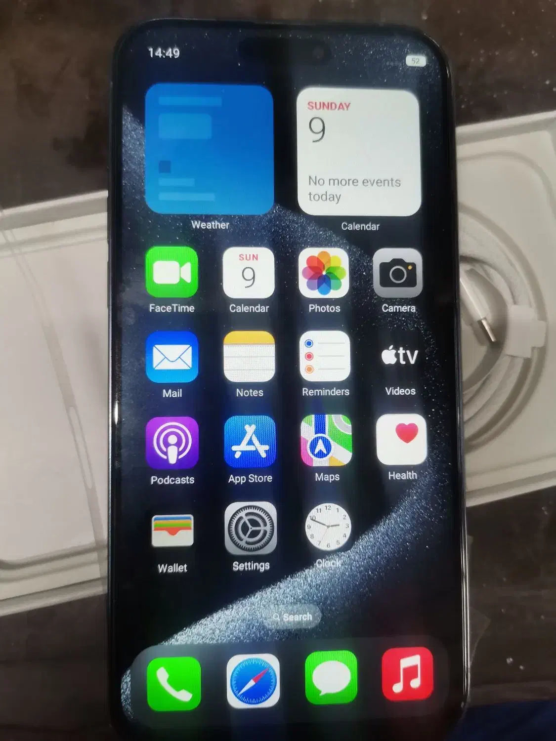 طرح اپل 15 promax 128 GB|موبایل|تهران, ورزشگاه آزادی|دیوار