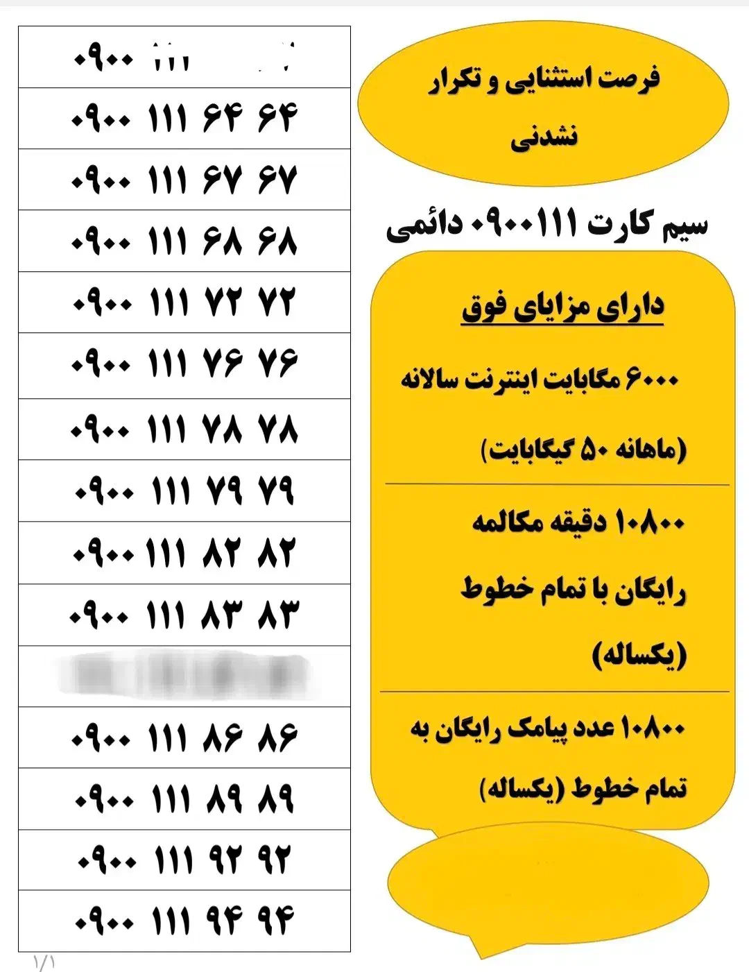 0900-111-68-68|سیم‌کارت|کرج, عظیمیه|دیوار