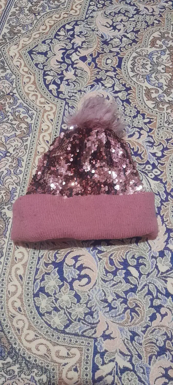 ۲ عدد کلاه بافت و کاموا دخترانه کاملا نو|لباس|ساوه, |دیوار