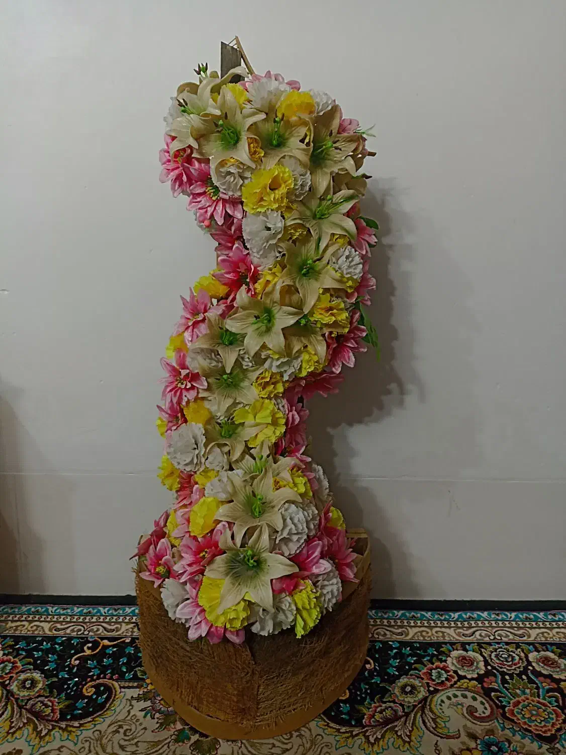 استند پر گل|گل مصنوعی|یزد, |دیوار