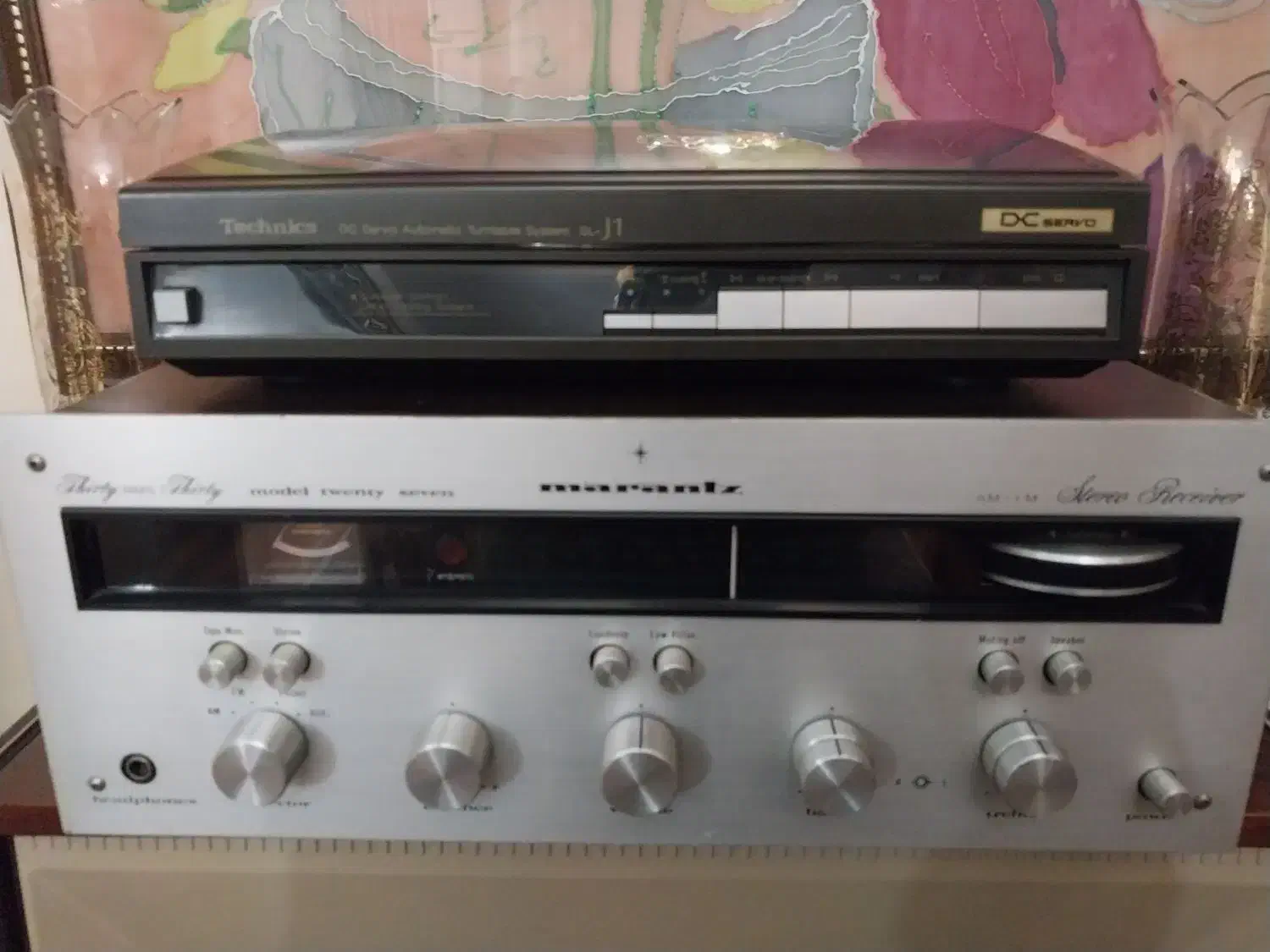 رسیور امپلی فایر مرنتز ۲۷ و گرام تکنیکس j-1|سیستم صوتی خانگی|تهران, بلوار کشاورز|دیوار