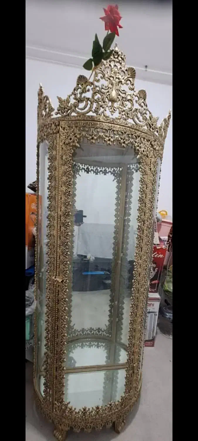 ویترین برنجی نو|بوفه، ویترین، کنسول|لردگان, |دیوار