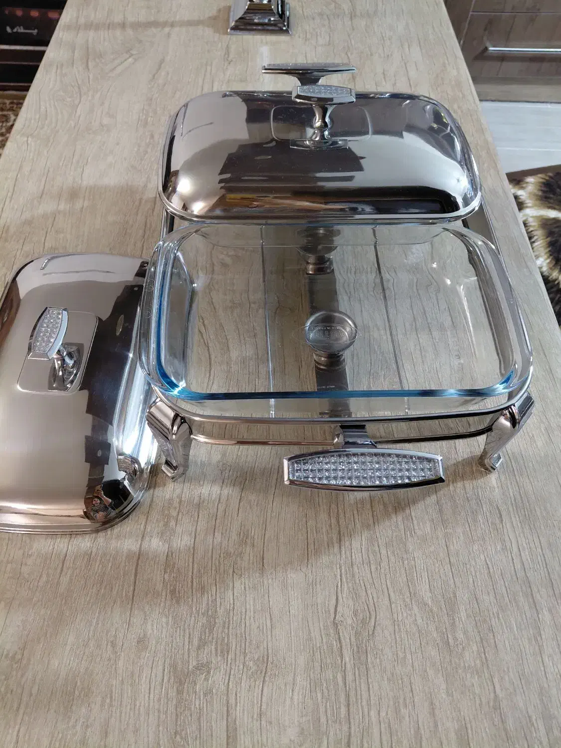 سوفله خوری دوقلو فرانسوی|ظروف سرو و پذیرایی|اصفهان, جلالیه|دیوار