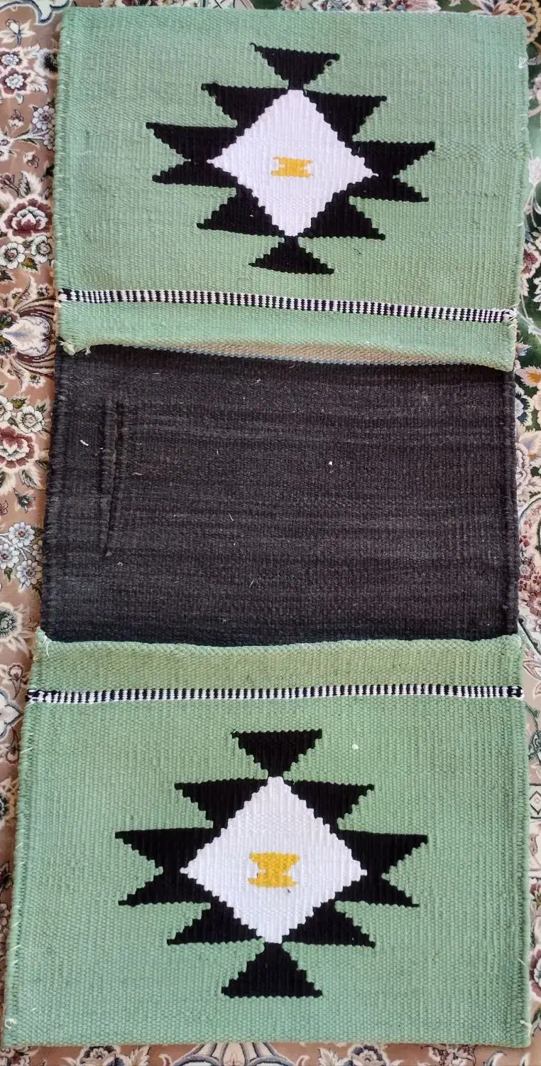 خورجین نو دستباف|گلیم، جاجیم، گبه|ساوه, |دیوار