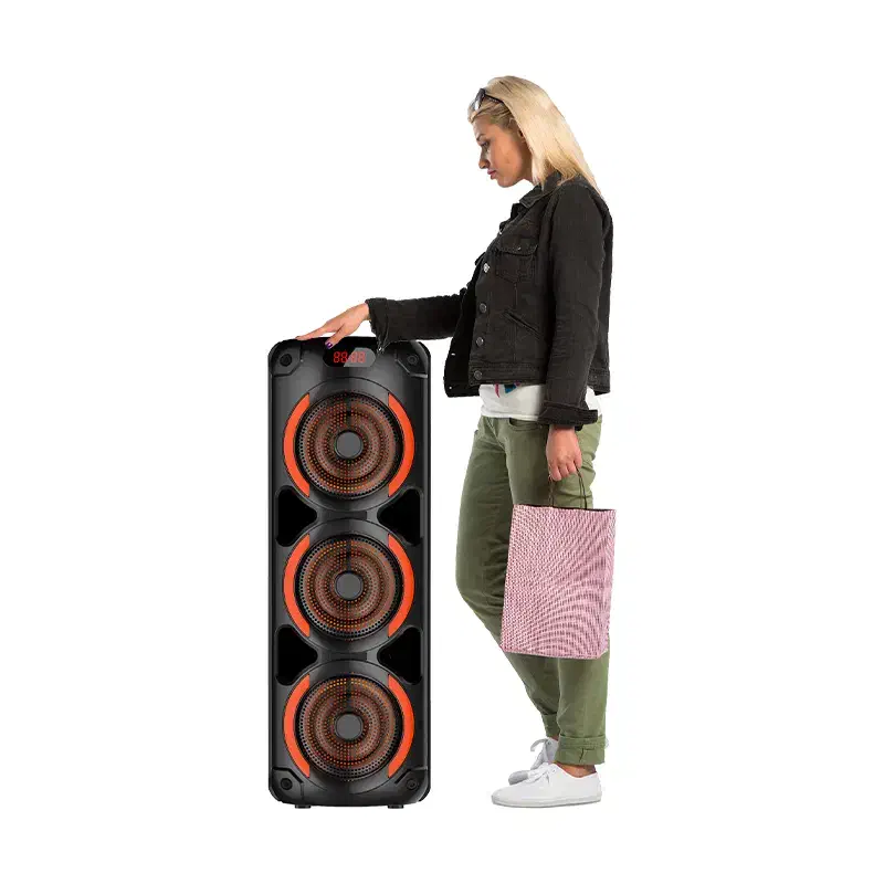 اسپیکر پارتی باکس شارژی ZQS یک متری|سیستم صوتی خانگی|مشهد, پنجتن|دیوار