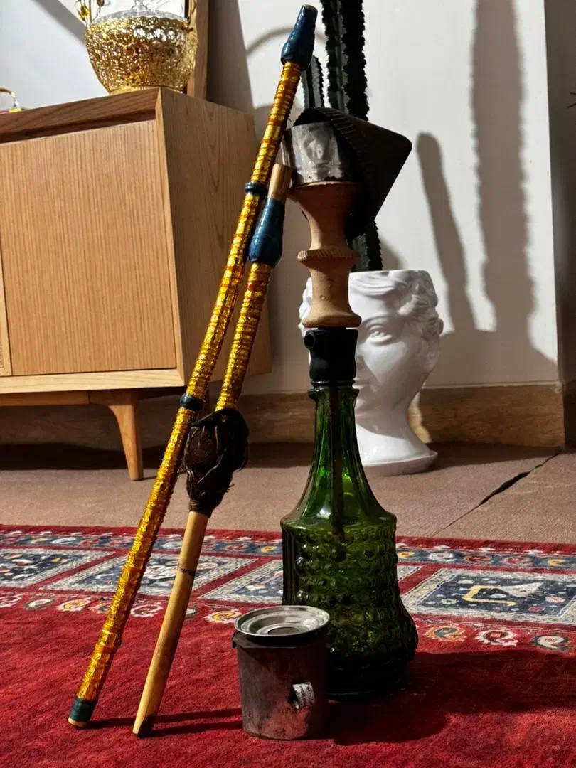 قلیان چوب گردو|کلکسیون و سرگرمی|شیراز, دینکان|دیوار