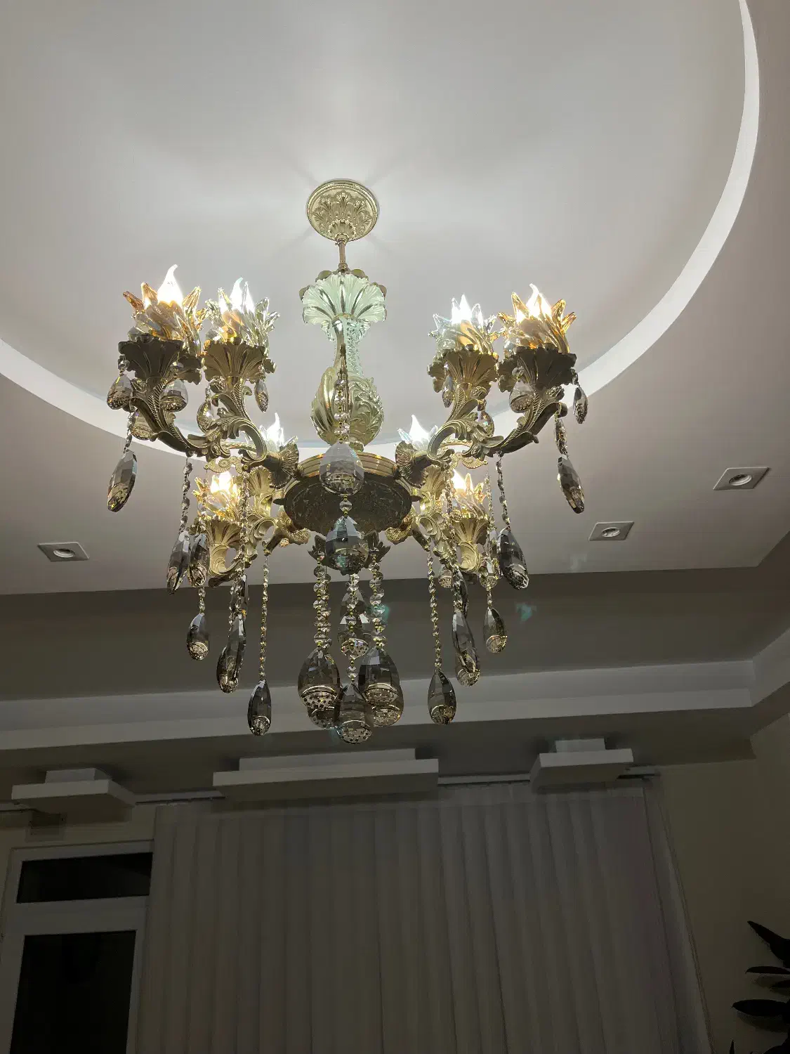 لوستر برنز|لوستر و چراغ آویز|زنجان, |دیوار