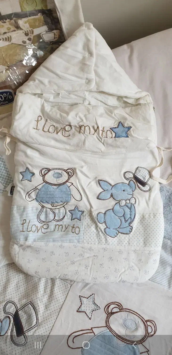 سرویس رختخواب نوزادی چیکو ایتالیا|اسباب و اثاث بچه|تهران, ایوانک|دیوار