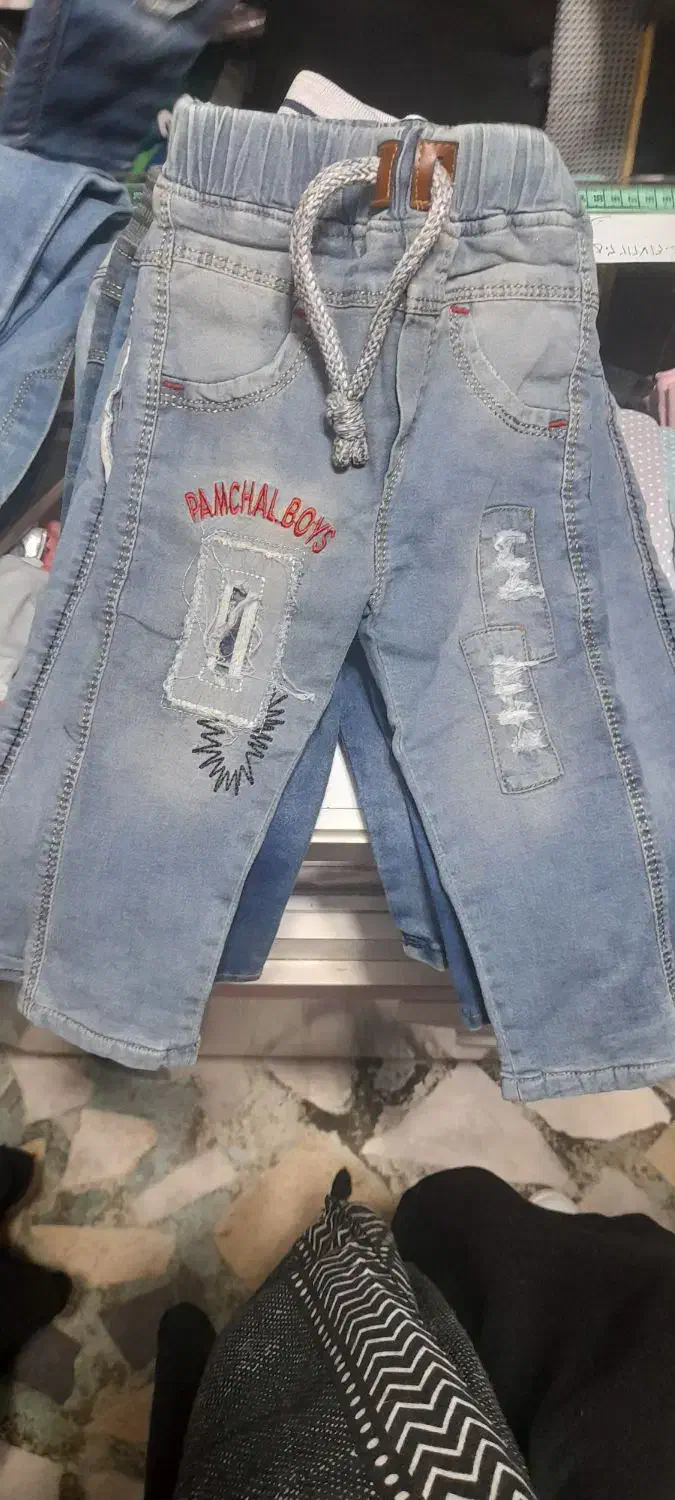 شلوار لی کودکانه|کفش و لباس بچه|صومعهسرا, |دیوار