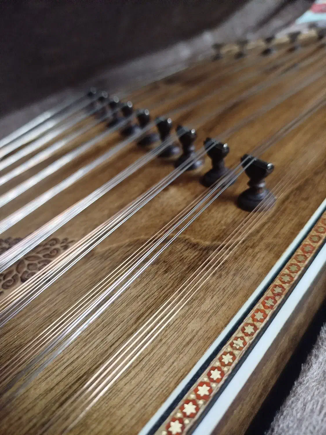 سنتور نو استفاده نشده چوب گردو با ضمانت|سازهای سنتی|نکا, |دیوار