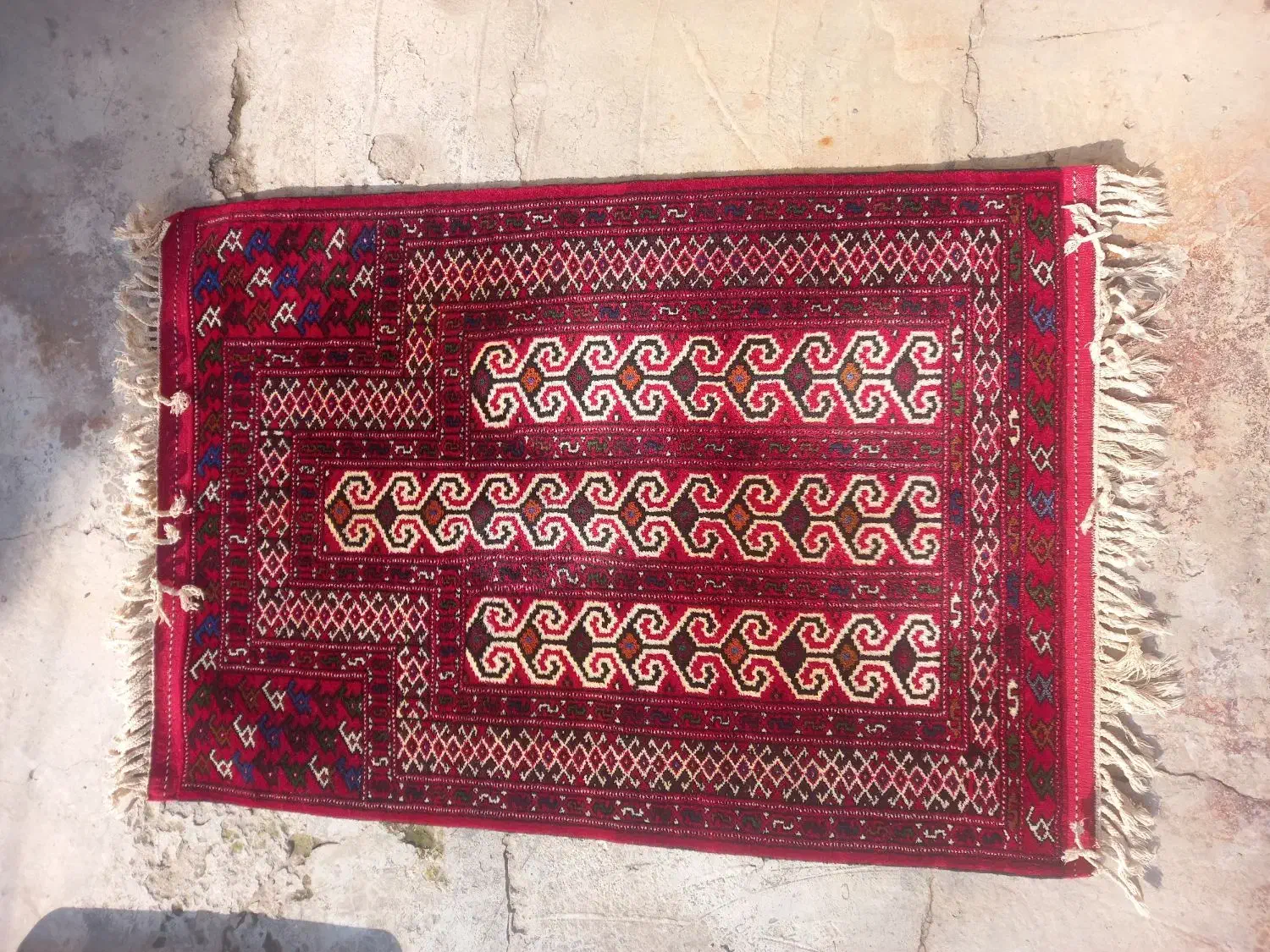 ۳تخته قالیچه دستباف|فرش|آق قلا, |دیوار