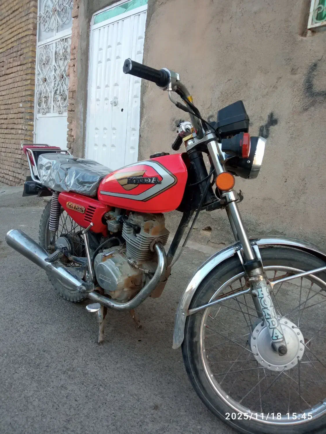 هندا125پلاک ملی|موتورسیکلت|سبزوار, باهنر|دیوار