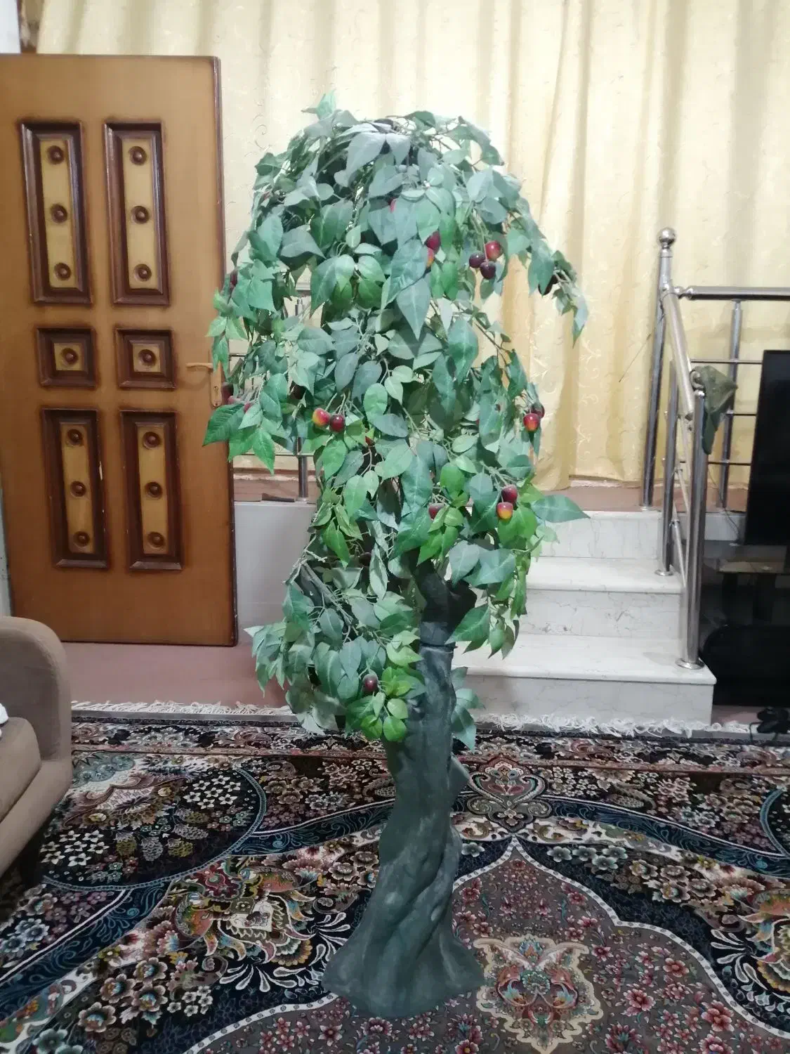 درخت گیلاس تزیینی|گل مصنوعی|یاسوج, |دیوار