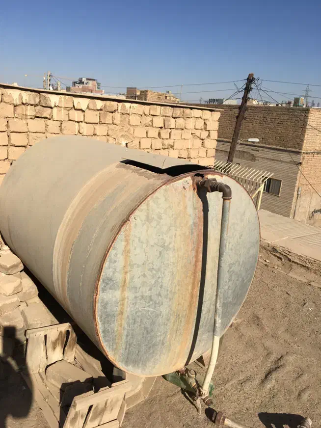 تانکر آب گالوانیزه جنس ضخیم|مصالح و تجهیزات ساختمان|کاشان, کشاورز|دیوار