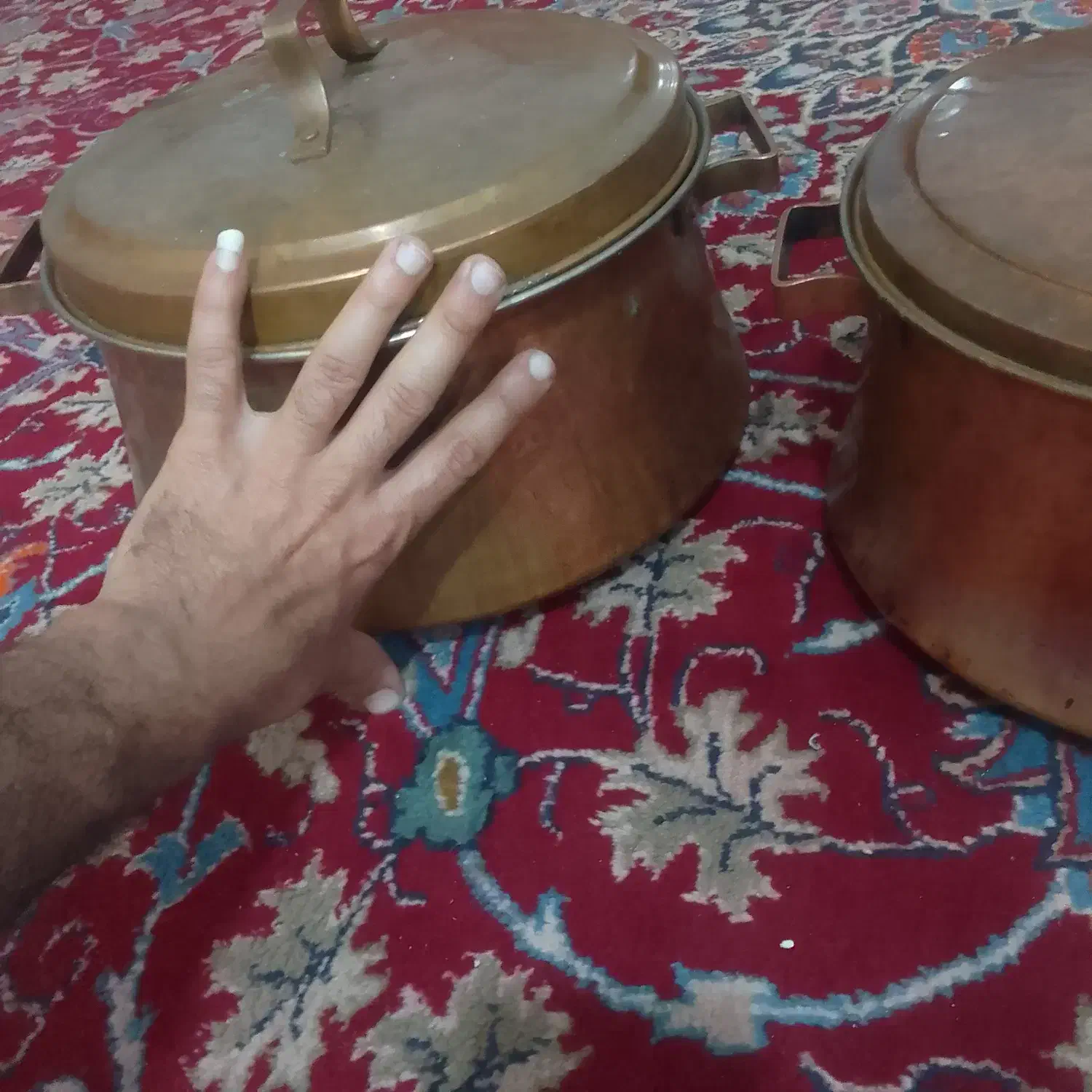 قابلمه. مسی|ظروف پخت‌وپز|کرمانشاه, |دیوار