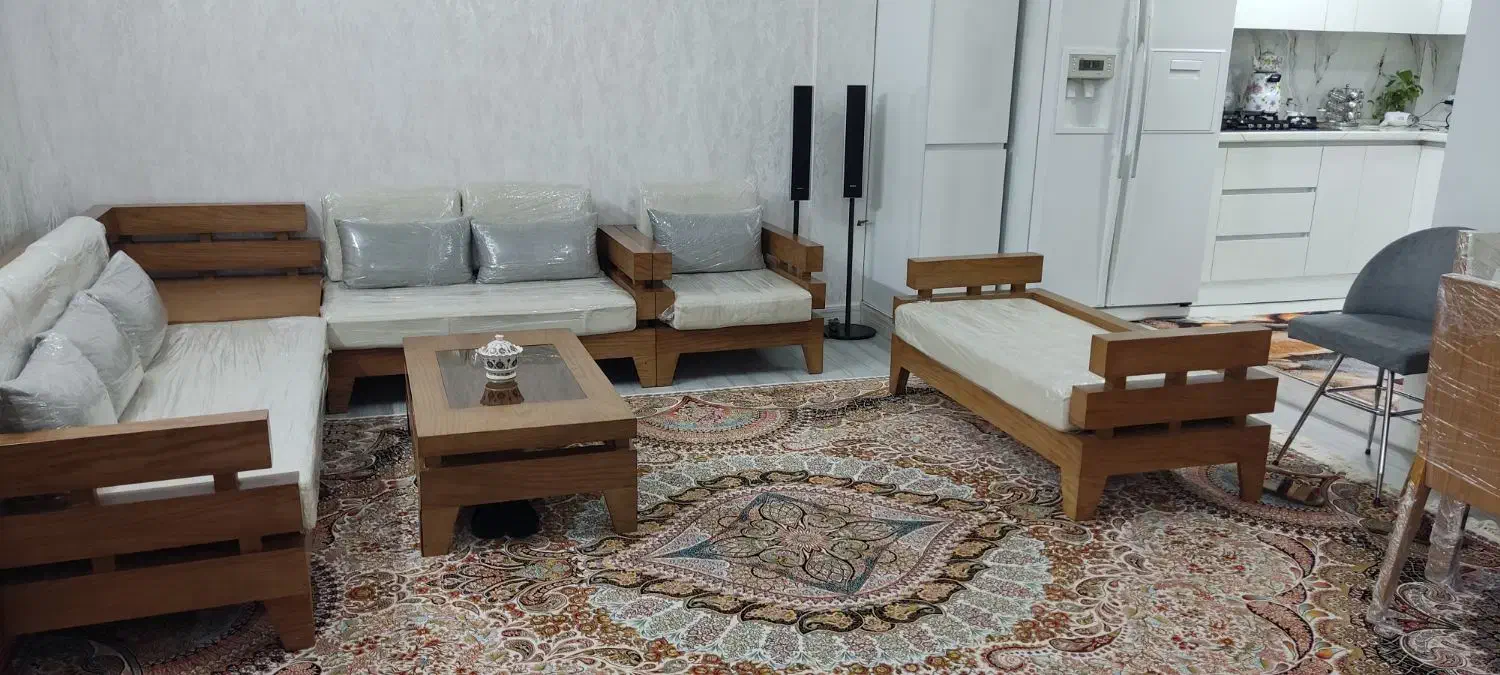 مبل ال ۸ نفره با میز ناهار خوری ۶ نفره|مبلمان خانگی و میز عسلی|تهران, باشگاه نفت|دیوار