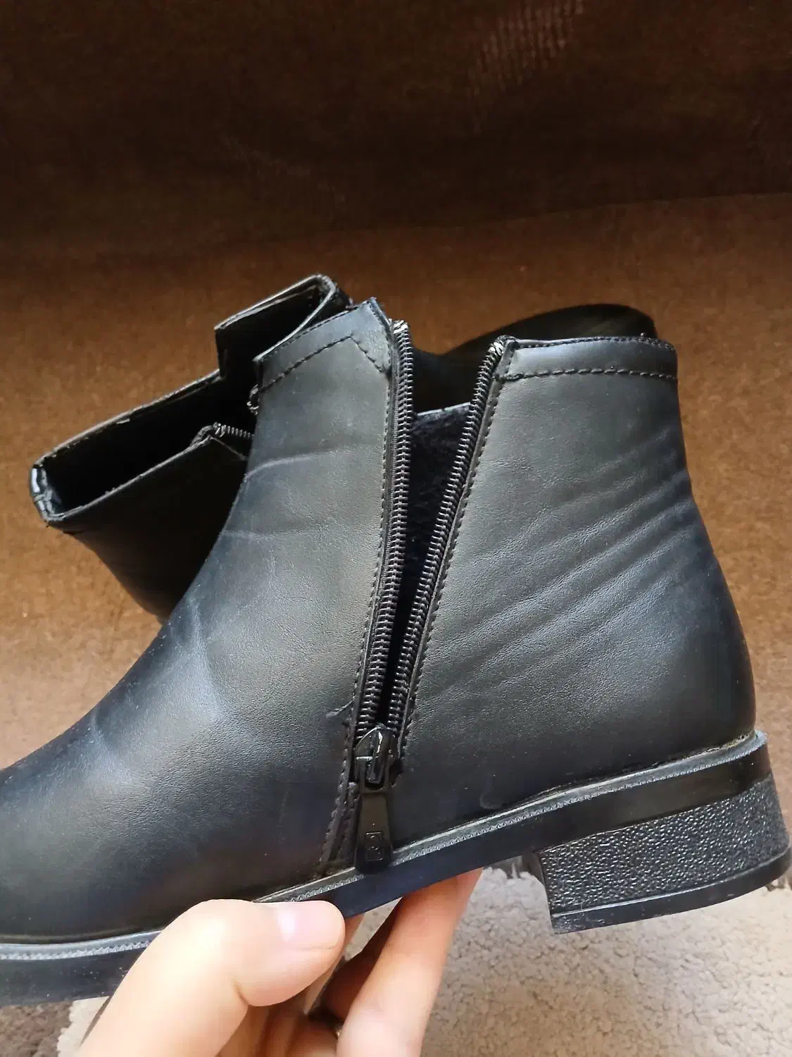 کفش نیم بوت زنانه|کیف، کفش، کمربند|قم, نیروگاه|دیوار