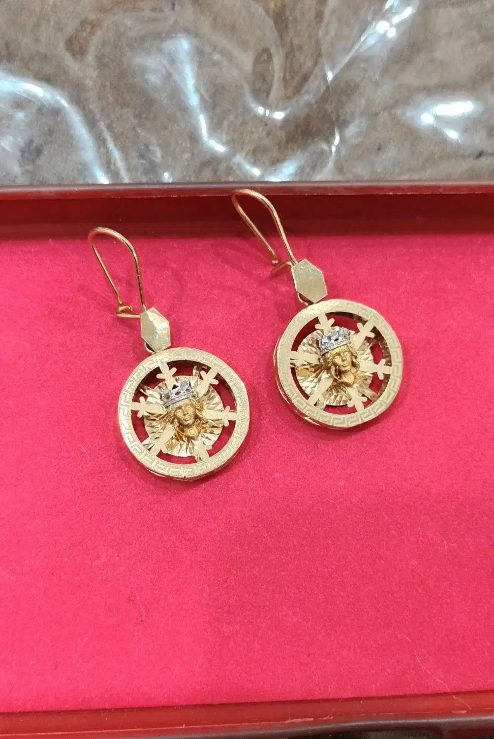 گوشواره الیزابت طلا|جواهرات|تبریز, |دیوار