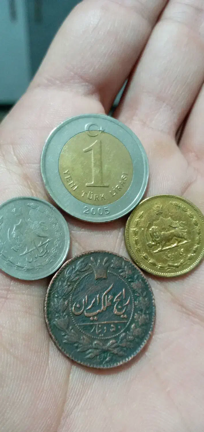 سکه قدیمی|کلکسیون سکه، تمبر، اسکناس|بروجرد, |دیوار