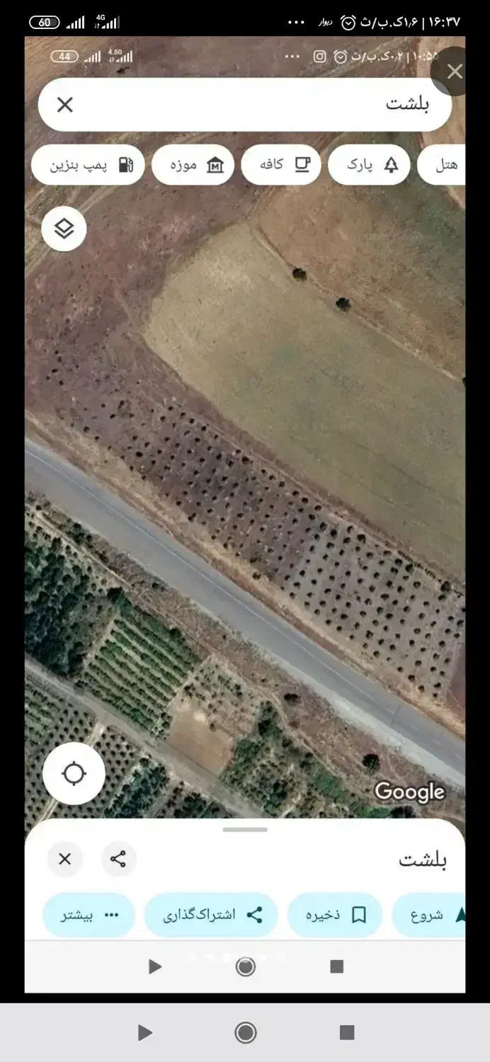 ۲۰۰۰متر باغ ((معاوضه))|فروش زمین و ملک کلنگی|دینور, |دیوار