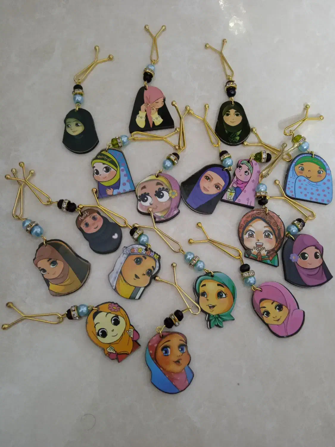 گیره چوبی روسری یا گیره حجاب وزن ۵۰گرم|زیورآلات و اکسسوری|قم, هنرستان|دیوار