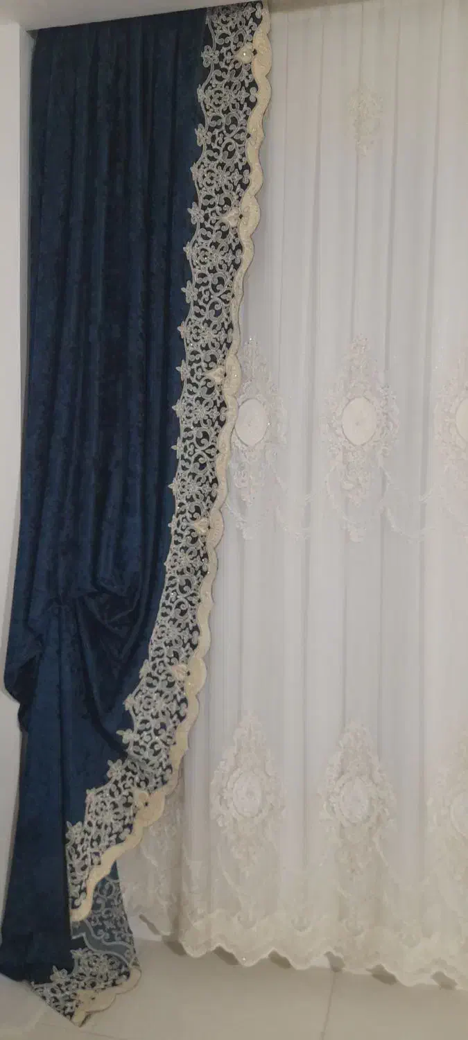 پرده کامل در حد نو|پرده، رانر، رومیزی|گرمسار, |دیوار